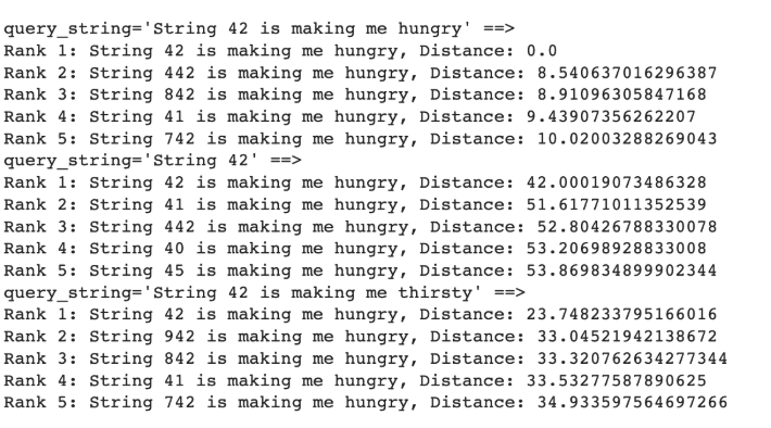 FAISS Search Results